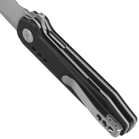 Nóż składany Bestech Syntax Black Micarta, Stonewashed/Satin 14C28N by Todd Knife and Tool (BG40D)