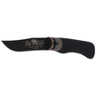 Antonini Old Bear L Total Black Folding Knife, Brass Ring (9303/21_MNK)