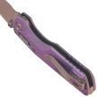 Nóż składany Microtech MSI Ram-Lok Mini S/E Marfione Select Royal Purple Fluted Titanium, Bronze HW, Bronze M390MK by Tony Marfione (210M-13FLMS5)