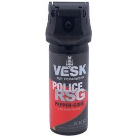Gaz pieprzowy KKS VESK RSG Police 2mln SHU, Cone 50 ml (12050-C)