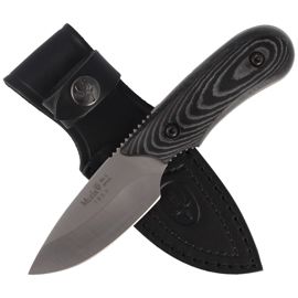 Nóż Muela Full Tang Black Micarta, Satin X50CrMoV15 (IBEX-8M)