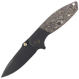Nóż WE Knife Nitro Mini Black Titanium / Copper Foil Carbon Fiber, Black Stonewashed CPM 20CV by Peter Carey (WE22015-2)