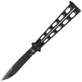 Nóż motylkowy Third Decor Habitat Balisong Black Stainless Steel, Black 420 (K2919N)