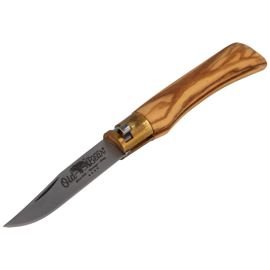 Nóż składany Antonini Old Bear Classical S Olive Wood, Satin AISI 420 (9307/17_LU)