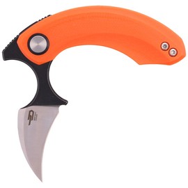 Nóż składany Bestech Strelit Orange G10, Satin/Black Stonewashed 14C28N by Ostap Hel (BG52C-2)