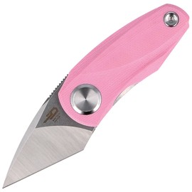 Nóż składany Bestech Tulip Pink G10, Satin / Stonewash 14C28N by Ostap Hel (BG38E)