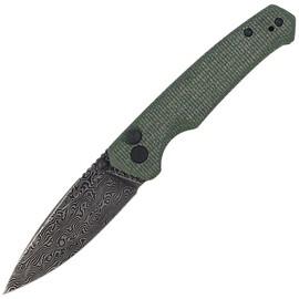 Nóż składany CIVIVI Altus Green G10, Black Damascus (C20076-DS1)