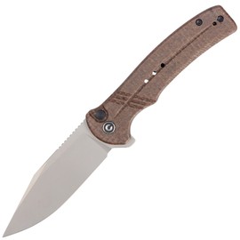 Nóż składany CIVIVI Cogent Brown Micarta, Silver Bead Blasted 14C28N (C20038D-6)