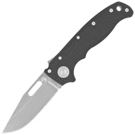 Nóż składany Demko AD20.5 Clip Point Black G10, Stonewashed CPM 20CV by Andrew Demko (205-20CV-BLK-CP)