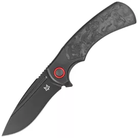 Nóż składany Fox 40th Anniversary Knife Marble Carbon Fiber, Black PVD M390 (FX-F2017 R)