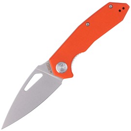 Nóż składany Kubey Coeus Orange G10, Bead Blasted D2 (KU122D)