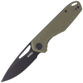 Nóż składany Kubey Doris Green G10 ,Darkwashed D2 (KU324C)