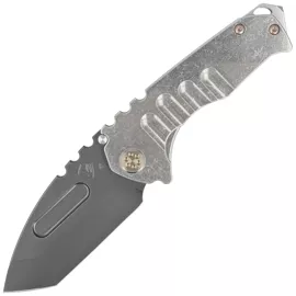 Nóż składany Medford Praetorian Genesis T Tanto Tumbled Titanium, Bronze HW/Clip, Black DLC S45VN by Greg Medford (MK0294PT-01TM-T1C1-BN)