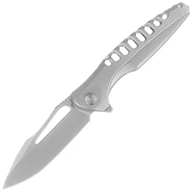 Nóż składany RikeKnife Thor 5 Gray Titanium, Satin M390 (RK-Thor5-P)