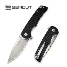 Nóż składany Sencut Praktisk Black G10, Satin 9Cr18MoV (S24019-1)