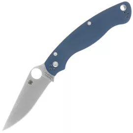 Nóż składany Spyderco Military 2 Cobalt Blue G10, Satin CPM SPY27 by Sal, Eric Glesser (C36GPCBL2)