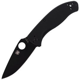 Nóż składany Spyderco Tenacious Black G10, Black 8Cr13MoV by Eric Glesser (C122GBBKP)