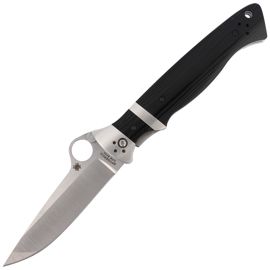 Nóż składany Spyderco Vallotton Sub-Hilt G-10 Black Plain (C149GP)