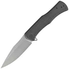 Nóż składany WE Knife Primoris Black Titanium, Gray Stonewashed (WE20047A-2)