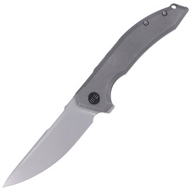 Nóż składany WE Knife Quixotic Gray Titanium, Silver Bead Blasted CPM 20CV (WE21016-1)