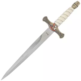 Sztylet templariuszy Decor Habitat Templar Dagger White ABS, Satin (S0296)