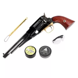 Zestaw rewolwer Pietta 1858 Remington New Model Army Steel .44 (RGA44)