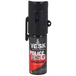 Gaz pieprzowy KKS VESK RSG Police 2mln SHU, Cone 15 ml (12015-C)