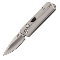 Nóż automatyczny CJH Herbertz Grey Stainless, Satin AISI 420 (55027)