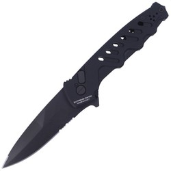 Nóż automatyczny Extrema Ratio Caimano Nero Black Aluminium, Black MIL-C N690 (04.1000.0169/BLK)