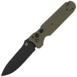 Nóż automatyczny Fox Predator II 2F Full Auto OD Green FRN, Black Idroglider N690Co (FX-448 OD)