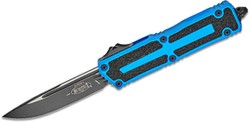 Nóż automatyczny OTF Microtech Scarab II S/E Gen III Blue Aluminium/3M, Black M390MK by Tony Marfione (1278-1BL)