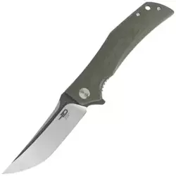 Nóż składany Bestech Scimitar Army Green G10, Gray/Satin D2 (BG05B-2)