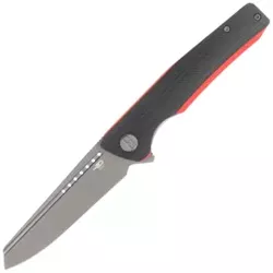 Nóż składany Bestech Slyther Black/Red G10, Grey Titanized 14C28N (BG51C)