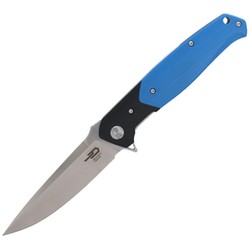 Nóż składany Bestech Swordfish Black / BlueG10, Satin D2 (BG03D)