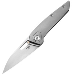 Nóż składany Bestech VK-Void White Titanium, Satin Elmax by Vulpex Knives (BT2305A)