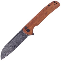 Nóż składany CIVIVI Chevalier Cuibourtia Wood, Black Damascus (C20022-DS1)