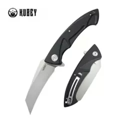 Nóż składany Kubey Anteater Black G10, Sandblasted 14C28N (KU212I)