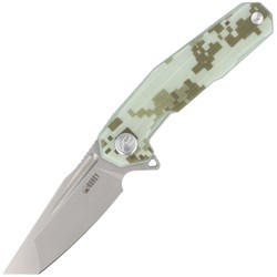 Nóż składany Kubey Carve Digital Camo G10, Bead Blasted AUS-10 (KB237H)