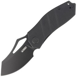 Nóż składany Kubey Knife Ceyx Black G10, Black Stonewashed D2 (KU335D)