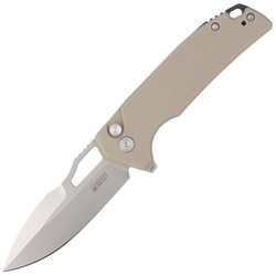 Nóż składany Kubey Knife RDF Tan G10, Bead Blasted AUS-10 by HYDRA Design (KU316D)