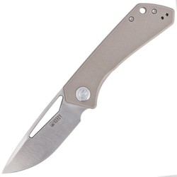 Nóż składany Kubey Knife Thalia, Tan G10, Satin D2 (KU331F)
