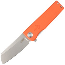 Nóż składany Kubey Sailor Orange G10, Beadblasted AUS-10 by Sekira Sochi (KU317G)