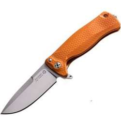 Nóż składany LionSteel SR22A Orange Aluminum, Satin Sleipner by Molletta (SR22A OS)
