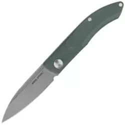 Nóż składany Real Steel Stella Green G10, Greywash VG-10 by Poltergeist Works (7054)