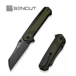 Nóż składany Sencut Draxor Green/Black G10, Black 9Cr18MoV (S24035-2)