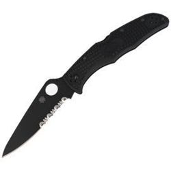 Nóż składany Spyderco Endura 4 FRN Black / Black Blade (C10PSBBK)