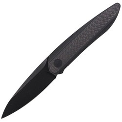 Nóż składany WE Knife Black Void Opus Black Titanium / Carbon Fiber, Black Stonewashed CPM 20CV by Justin Lundquist (2010V-1)