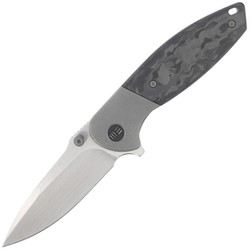 Nóż składany WE Knife Nitro Mini Gray Titanium / Marble Carbon Fiber, Satin CPM 20CV by Peter Carey (WE22015-1)