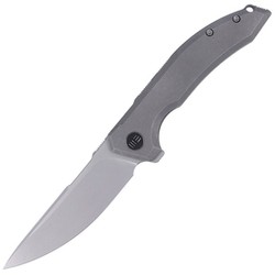 Nóż składany WE Knife Quixotic Gray Titanium, Silver Bead Blasted CPM 20CV (WE21016-1)