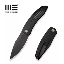 Nóż składany WE Knife Sine Wave Black Titanium, Black Stonewashed M390 (WE23069B-1)